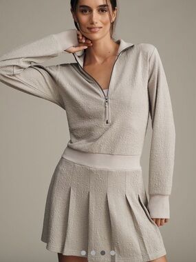 Sundry Reeves long sleeve Pleated Mini Dress